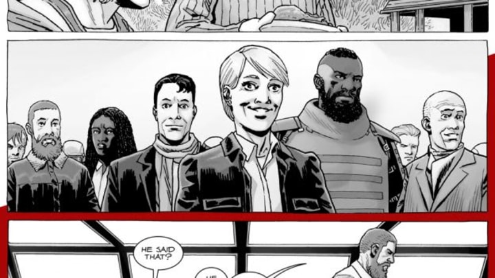 The Walking Dead issue 186 preview page - Skybound and Image Comics