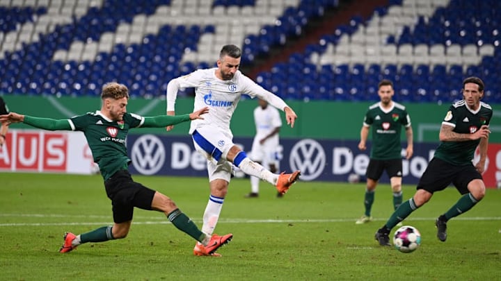 Der Treffer zum 1:1-Ausgleich: Auch Vedad Ibisevic konnte für Schalke treffen