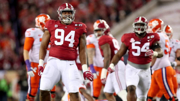 Alabama football 2017 defensive linemen