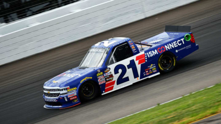 MADISON, IL - JUNE 23: Johnny Sauter, driver of the #21 GMS Racing Chevrolet (Photo by Jeff Curry/Getty Images)