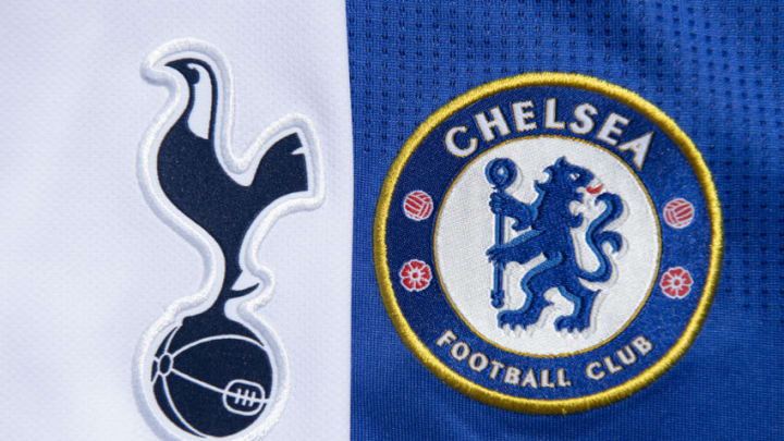 Chelsea and Tottenham Hotspur club crests (Photo by Visionhaus)