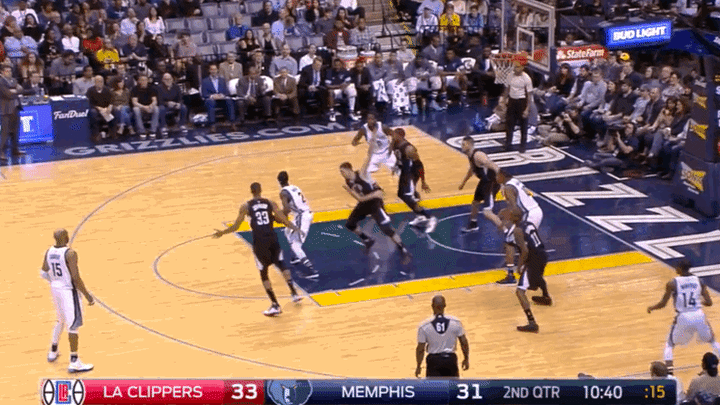 Grizzlies 1st offensive board Gif