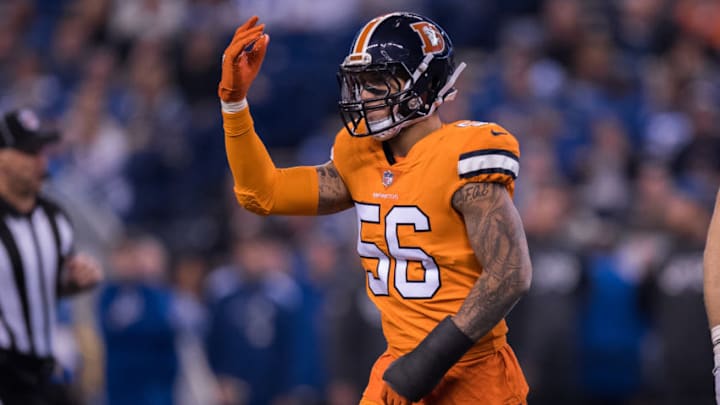 Denver Broncos outside linebacker Shane Ray (56) (Photo by Zach Bolinger/Icon Sportswire via Getty Images)