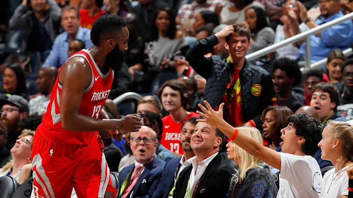 ATLANTA, GA - NOVEMBER 03: James Harden