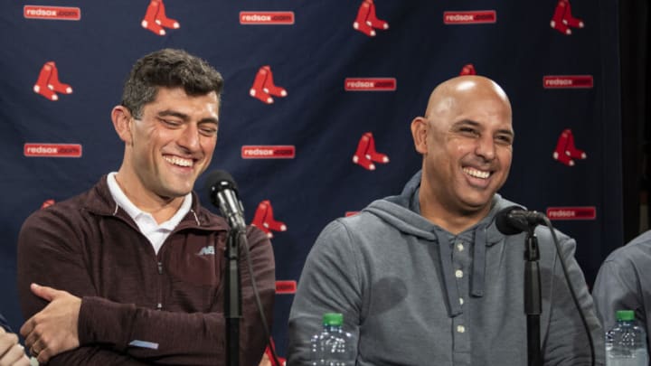 Chief Baseball Officer Chaim Bloom and Manager Alex Cora (Photo by Billie Weiss/Boston Red Sox/Getty Images)