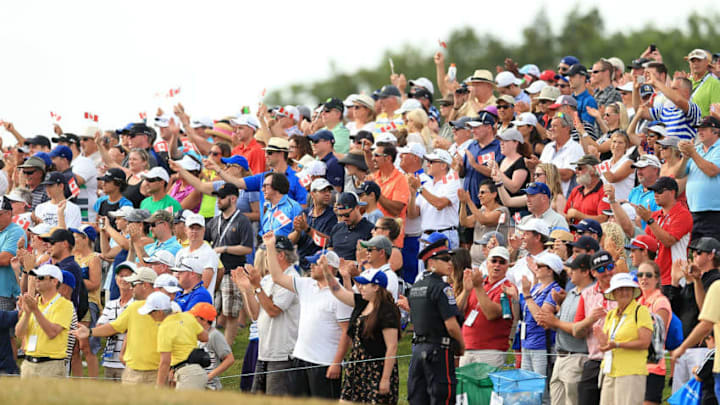 Jared du Toit of Canada at the RBC Canadian Open at Glen Abbey Golf Club in Oakville, Canada. (Photo by Vaughn Ridley/Getty Images)