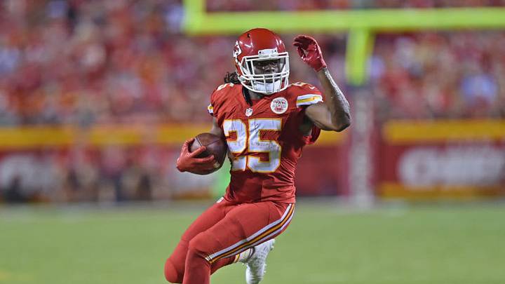 KANSAS CITY, MO - SEPTEMBER 17: Running back Jamaal Charles