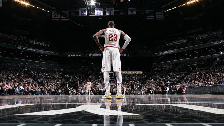 BROOKLYN, NY - OCTOBER 25: LeBron James