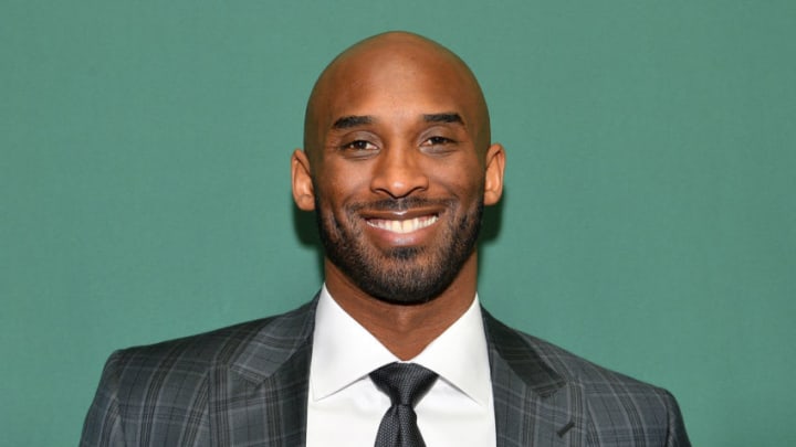 NEW YORK, NEW YORK - MARCH 20: Kobe Bryant promotes his book "Training Camp (The Wizenard Series #1)" at Barnes & Noble Union Square on March 20, 2019 in New York City. (Photo by Dia Dipasupil/Getty Images for BN)
