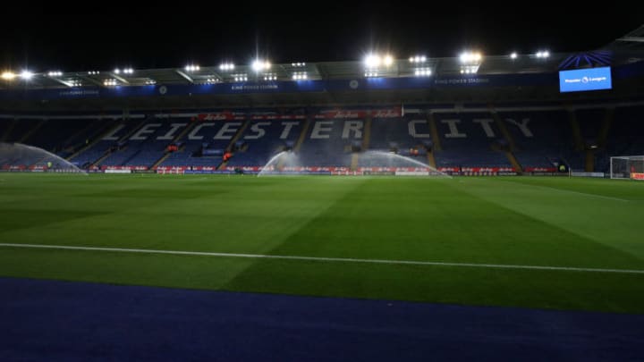 LEICESTER, ENGLAND - NOVEMBER 28: General view inside the stadium before the Premier League match between Leicester City and Tottenham Hotspur at The King Power Stadium on November 28, 2017 in Leicester, England. (Photo by Catherine Ivill/Getty Images)