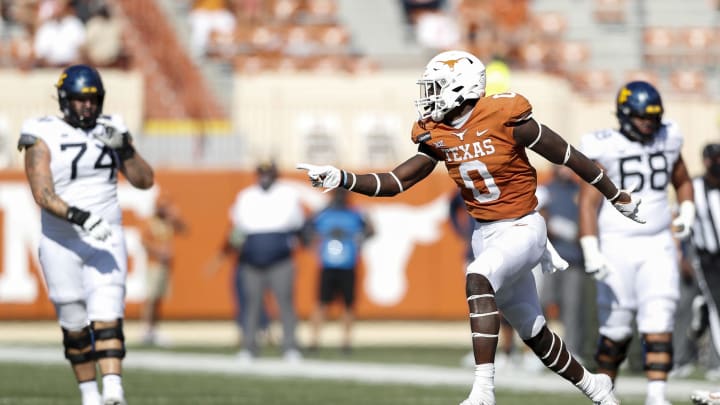 DeMarvion Overshown, Texas Football (Photo by Tim Warner/Getty Images)