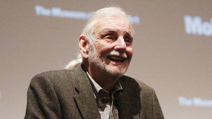 NEW YORK, NY - NOVEMBER 05: Director George A. Romero addresses the audience at the Night of the Living Dead World Premiere of Restored Print during the To Save and Project: The 14th MOMA International Festival of Film Preservation at MOMA on November 5, 2016 in New York City. (Photo by Lars Niki/Getty Images for Museum of Modern Art, Department of Film)