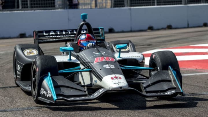 ST. PETERSBURG, FL - MAR 10, 2019: Colton Herta drives the #88 Honda IndyCar on the track during the Firestone Grand Prix of St. Petersburg on the streets of St. Petersburg in St. Petersburg, FL. (Photo by Brian Cleary/Getty Images)