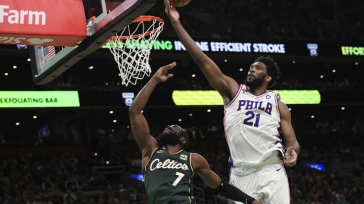 The Boston Celtics have the perfect trade package for Joel Embiid if he waits to be moved from the Sixers until after the 2023-24 season Mandatory Credit: Bob DeChiara-USA TODAY Sports