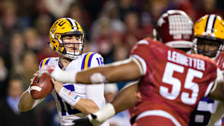 FAYETTEVILLE, AR - NOVEMBER 12: Danny Etling