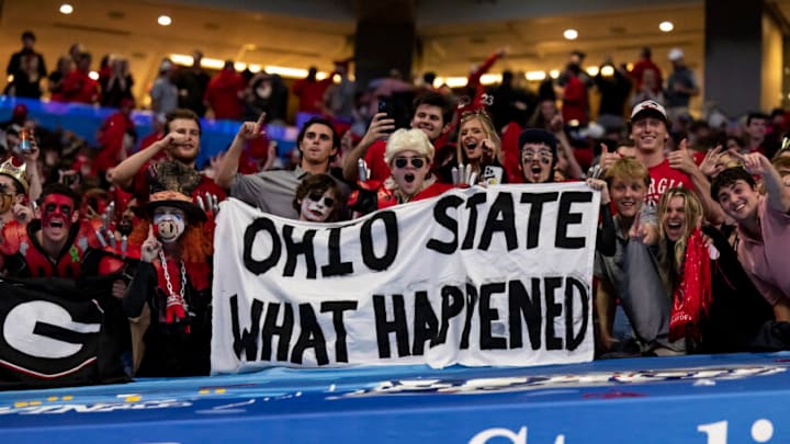 Ohio State Buckeyes, Georgia Bulldogs. (Photo by Steve Limentani/ISI Photos/Getty Images)