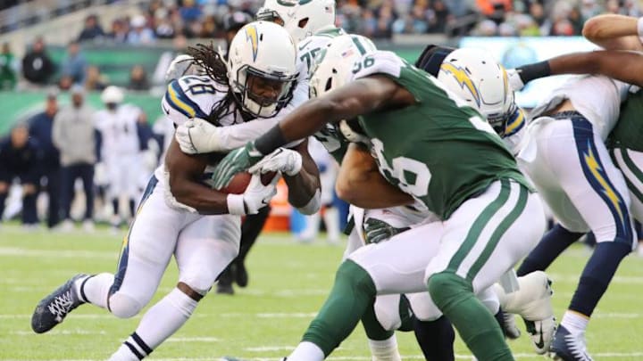 EAST RUTHERFORD, NJ - DECEMBER 24: Melvin Gordon (Photo by Abbie Parr/Getty Images)