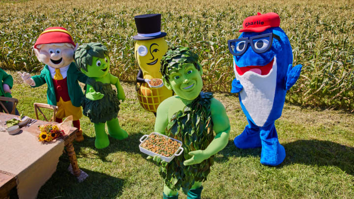Green Giant invites food mascots to a Friendsgiving celebration