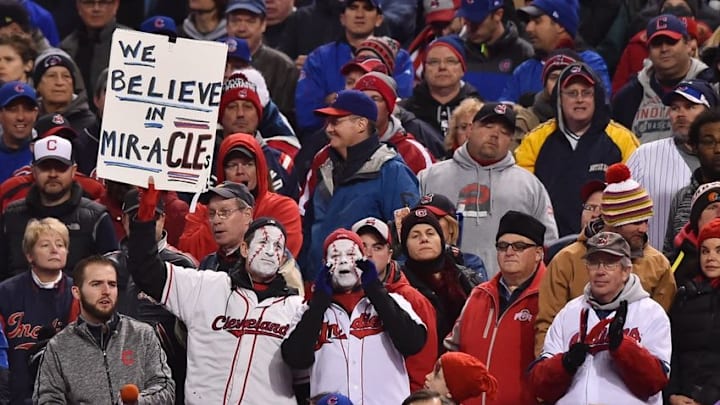 Fans react after team plays final home game as Cleveland Indians