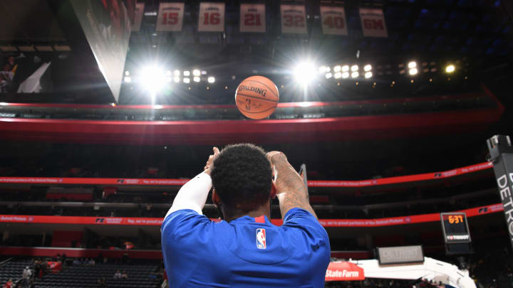 Andre Drummond #0 of the Detroit Pistons (Photo by Chris Schwegler/NBAE via Getty Images)