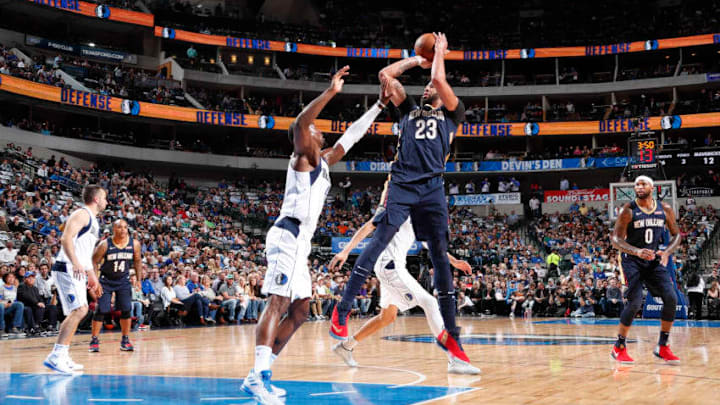 DALLAS, TX - NOVEMBER 3: Anthony Davis (Photo by Danny Bollinger/NBAE via Getty Images)