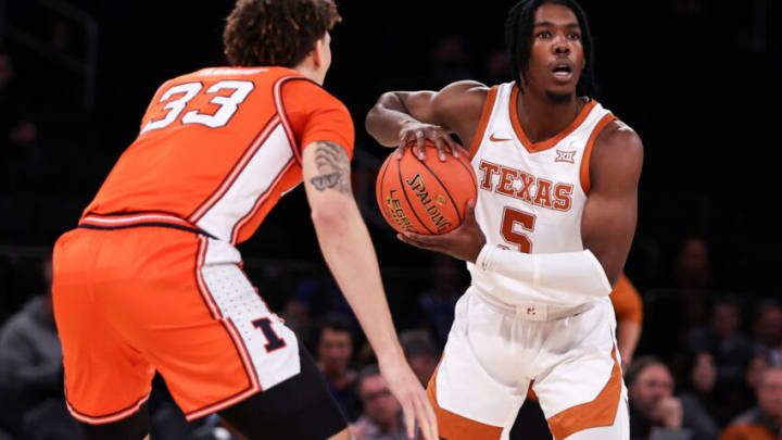 Marcus Carr, Texas basketball (Photo by Dustin Satloff/Getty Images)