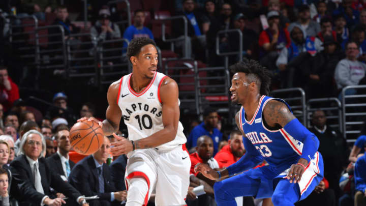PHILADELPHIA,PA - DECEMBER 21 : DeMar DeRozan