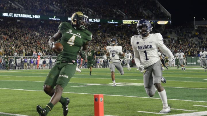 FT. COLLINS, CO - OCTOBER 14: Colorado State Rams wide receiver Michael Gallup