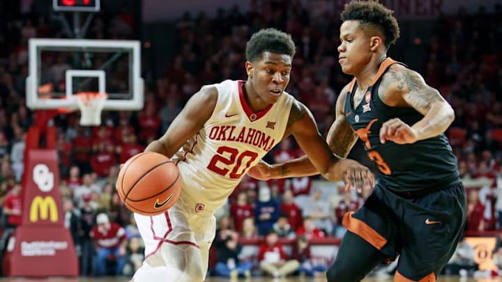 NORMAN, OK - FEBRUARY 17: Kameron McGusty