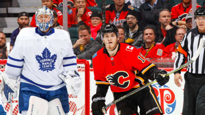 CALGARY, AB - NOVEMBER 28: Frederik Andersen