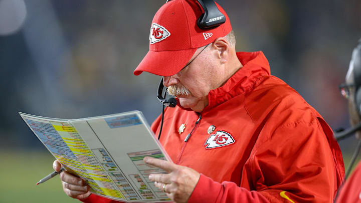 Kansas City Chiefs head coach Andy Reid (Photo by Jordon Kelly/Icon Sportswire via Getty Images)