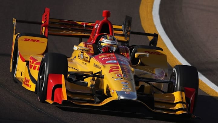 AVONDALE, AZ - APRIL 28: Ryan Hunter-Reay, driver of the #28 Andretti Autosport Honda drives during practice for the Desert Diamond West Valley Phoenix Grand Prix at Phoenix International Raceway on April 28, 2017 in Avondale, Arizona. (Photo by Christian Petersen/Getty Images)