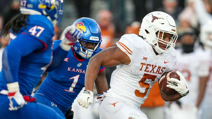 Bijan Robinson, Texas football Mandatory Credit: Jay Biggerstaff-USA TODAY Sports