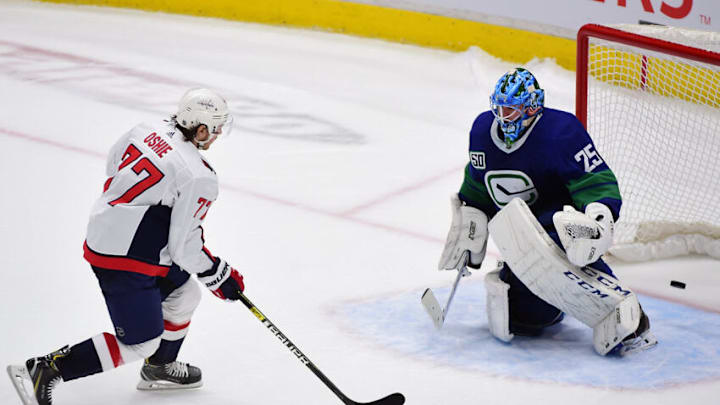 T.J. Oshie, Washington Capitals Mandatory Credit: Anne-Marie Sorvin-USA TODAY Sports