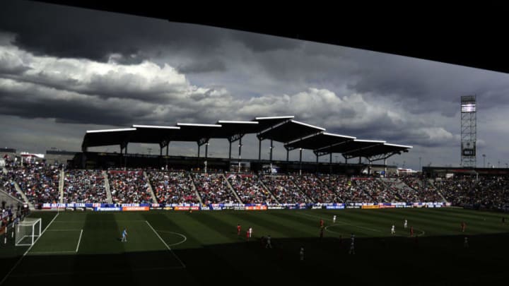 COMMERCE CITY, CO - APRIL 06: The U.S.A. plays China during team U.S.A.'s 2-0 win. Dick's Sporting Goods Park on Sunday, April 6, 2014. (Photo by AAron Ontiveroz/The Denver Post via Getty Images)