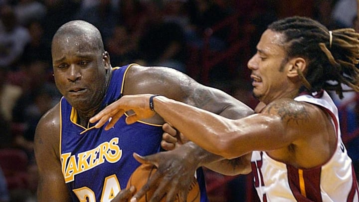 Shaq of the Los Angeles Lakers