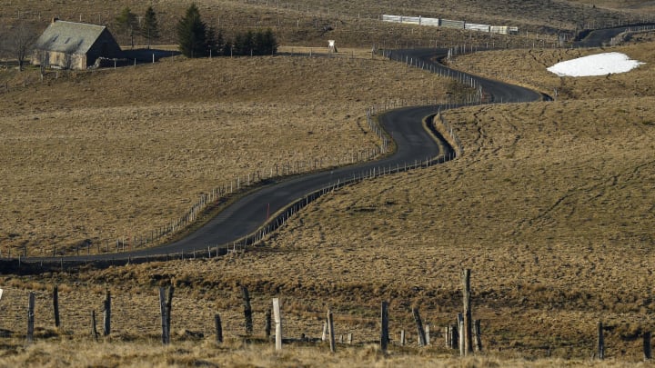 LAGUIOLE, FRANCE – MARCH 27: General view is seen of the Cantal region’s country side on the road to St Urcize on March 27, 2019 in St Urcize, France. (Photo by Pascal Le Segretain/Getty Images)