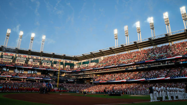 CLEVELAND, OH - JULY 09: A general view of Progressive Field prior to the 90th MLB All-Star Game on July 9, 2019 at Progressive Field in Cleveland, Ohio. (Photo by Brace Hemmelgarn/Minnesota Twins/Getty Images)