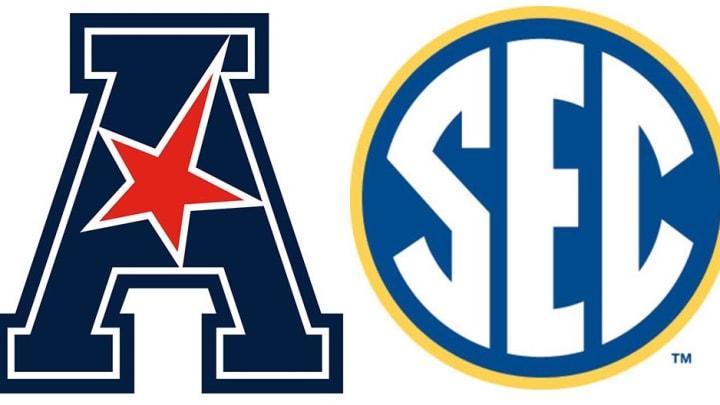 AAC, SEC logos