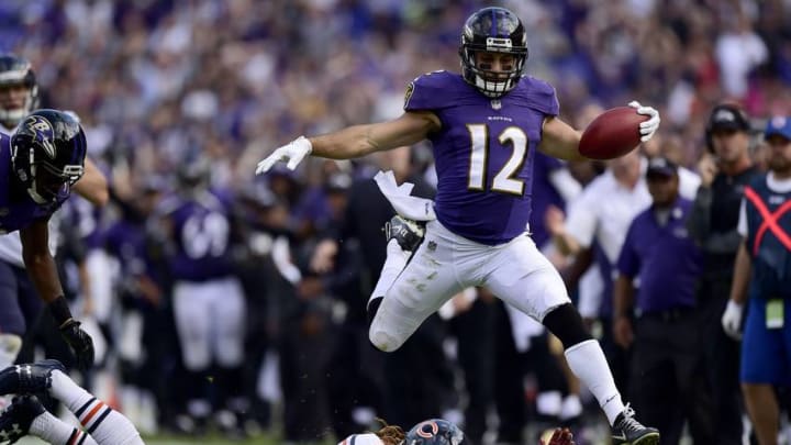 BALTIMORE, MD - OCTOBER 15: Wide Receiver Michael Campanaro