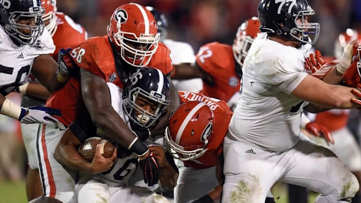 Kirby Smart wants to see some leadership on his Bulldog defense. Mandatory Credit: Dale Zanine-USA TODAY Sports