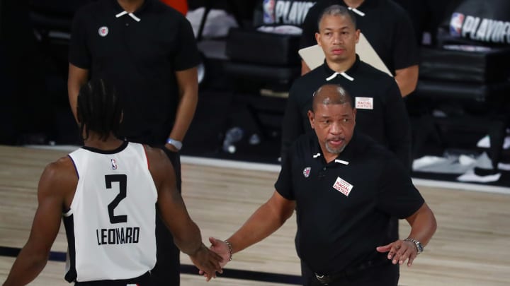 Doc Rivers Mandatory Credit: Kim Klement-USA TODAY Sports