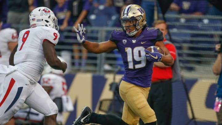 SEATTLE, WA - SEPTEMBER 16: Tight end Hunter Bryant
