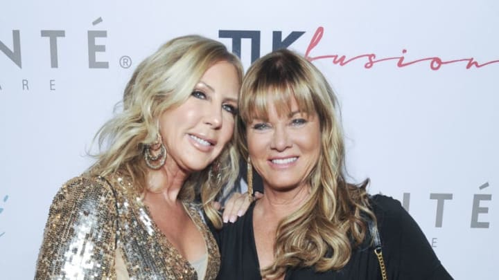 LOS ANGELES, CA - SEPTEMBER 28: Vicki Gunvalson and Jeana Keough attend the Vicki Gunvalson And Volante Skincare's Launch Event on September 28, 2017 in Los Angeles, California. (Photo by Amy Graves/Getty Images)