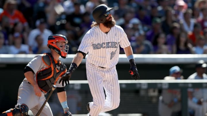 DENVER, CO - JUNE 18: Charlie Blackmon
