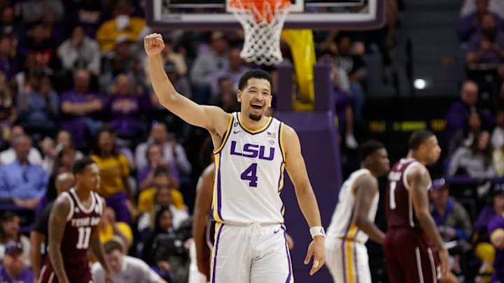 NCAA Basketball LSU Tigers guard Skylar Mays Stephen Lew-USA TODAY Sports