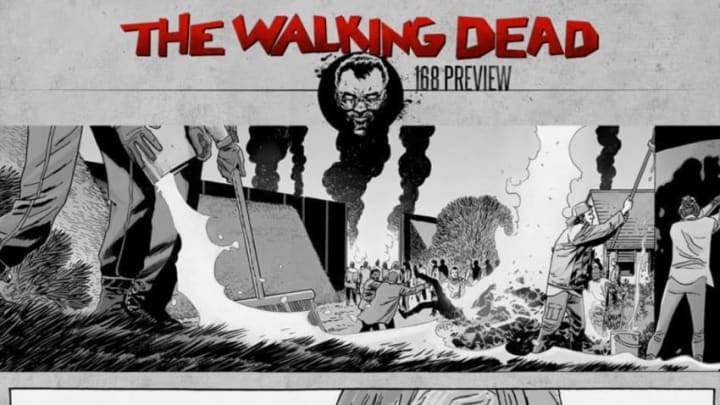 The Walking Dead 168 preview page - Skybound and The Walking Dead