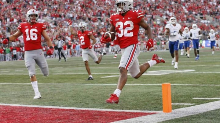 Running back TreVeyon Henderson ran for 277 yards against Tulsa on Saturday, breaking Archie Griffin’s Ohio State Football freshman record.Tulsa At Ohio State Football