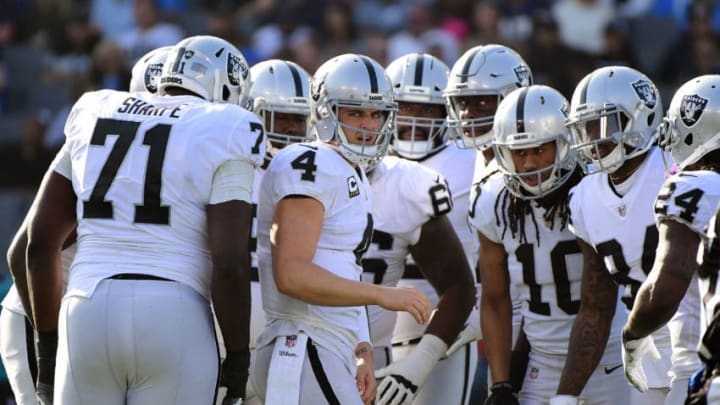 CARSON, CA - DECEMBER 31: Derek Carr