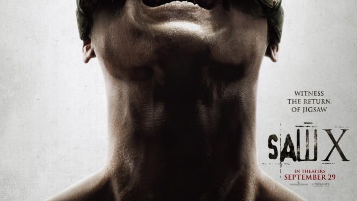 Saw X poster trailer